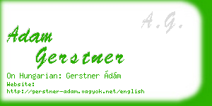 adam gerstner business card